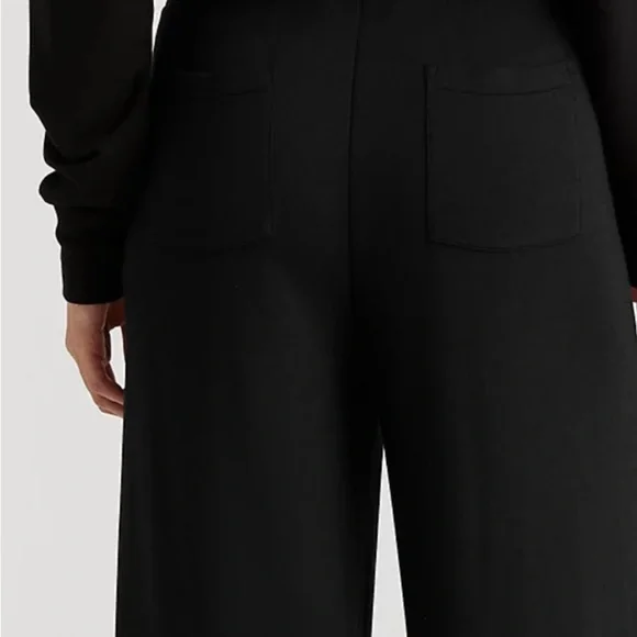 - New - Ralph Lauren cropped wide-leg sweatpants - Picture 7 of 7